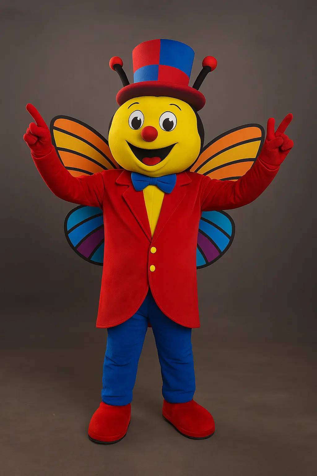 Energetic sports mascot character